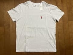 アミパリス Tシャツ 白 サイズXL 新品未使用タグ付き 新品タグ付き AMI PARIS アミパリス Tシャツ 白 ホワイト Lサイズ
