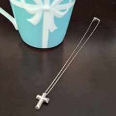 美品♥TIFFANY♥テンダネクロスハートネックレスのサムネイル