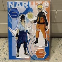 NARUTO ナルト サスケ アクリルMEGAフィギュアW - メルカリ