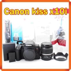 ✨ Canon kiss x10i 一眼レフ スマホ転送 ダブルレンズセット Canon kiss x10i 一眼レフカメラ スマホ転送 シングルレンズセット