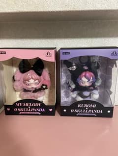 My Melody & Kuromi x O Skullpanda ぬいぐるみのサムネイル