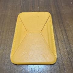 MOFT イエロー レザー スマホカードホルダー　MagSafe対応のサムネイル