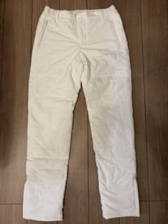マークアンドロナ Tライン 中綿パンツ ホワイト サイズ48 ゴルフウェア
