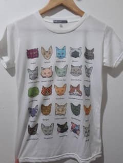 【新品】人気！猫コレクションTシャツのサムネイル