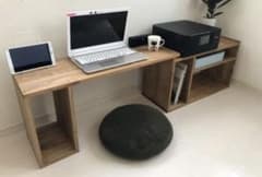 TV サイドボード/ PC デスク/カフェ ベンチ/アイアン 家具 TV サイドボード/ PC デスク/カフェ ベンチ/アイアン 家具 - メルカリ