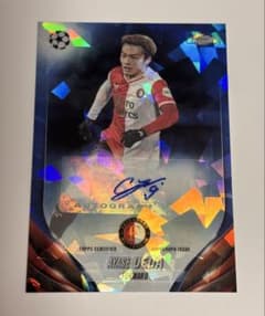 Topps Finest 上田綺世 直筆サインカード auto 鹿島アントラーズ