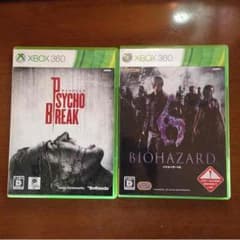 【バラ売り可】xbox360 サイコブレイク&バイオハザード6のサムネイル
