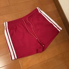 サイドライン ショートパンツ レッドのサムネイル