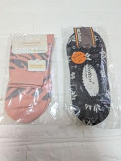 レディース ソックス 2足セット 22-24cm 新品・未使用 タグ付き