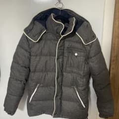 Navy グレー ダウンジャケット Mのサムネイル