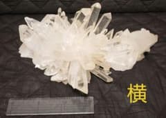 キャンディ様専用(^^)！値下げ！大特価！水晶クラスター(虹入り) 美品のサムネイル
