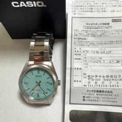 CASIO MTP-1302D-2A2JF ティファニーブルー 保証書付 美品 - メルカリ