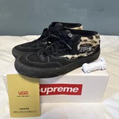 Supreme × Vans Leopard Half Cab