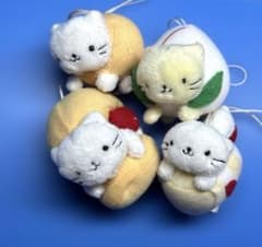 にゃんにゃんにゃんこ ぬいぐるみ 4個 サンエックス 平成レトロ 当時物