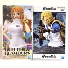 ワンピース フィギュア ナミGLITTER サボGrandista 2個セット