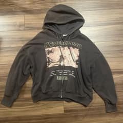 NIRVANA フルジップパーカー Lサイズ ダークグレーのサムネイル