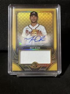 マット・オルソン Topps 直筆サインジャンボレリックカード　 25枚限定