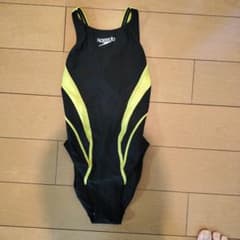 speedo 女子競泳水着150 黒/黄 FINA認証のサムネイル