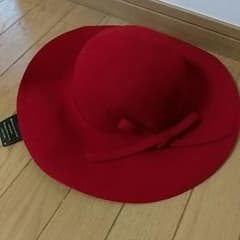 セシルマクビー/真っ赤な帽子/フェルト地のサムネイル
