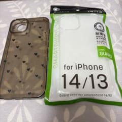 iPhoneケース 13 14 ハート クリアケースのサムネイル