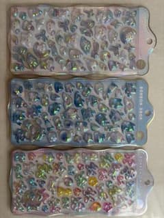 正規品　ボンボンドロップシール　オーロラ　3枚セットのサムネイル