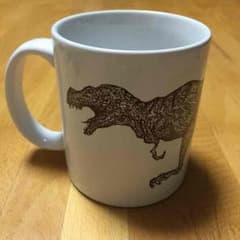 お値下げ！マグカップ☆ハンドメイド 恐竜！未使用のサムネイル