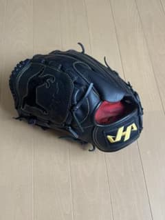 野球　ハタケヤマ　軟式用 グローブ ブラック　下柳モデル 野球 ハタケヤマ 軟式用 グローブ ブラック 下柳モデル - メルカリ