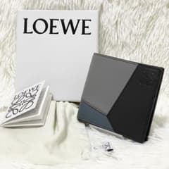 未使用級】LOEWE ロエベ パズル バイフォールド ウォレット カーフ