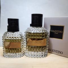 【残量多】ヴァレンティノ ウオモ オーデトワレ 100ml＆50ml 2本セット 残量多】ヴァレンティノ ウオモ オーデトワレ 100ml＆50ml 2本セット