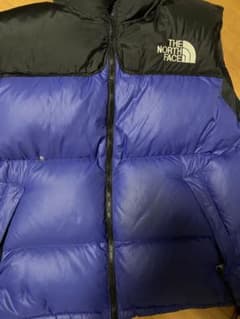 THE NORTH FACE ダウンベスト 黒紫のサムネイル
