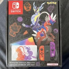 Nintendo Switch 有機ELモデル スカーレット・バイオレットエデ…のサムネイル