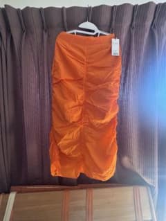 MOUSSY オレンジ ロングスカートのサムネイル