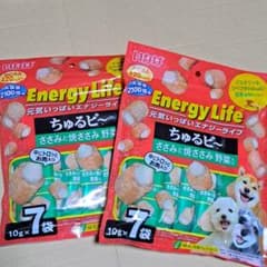 Energy Life ちゅるビー ささみと焼きささみ、野菜 10g×7袋×2のサムネイル