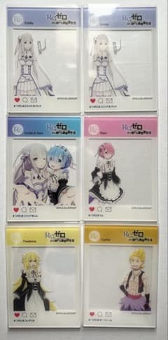 Re:ゼロから始める異世界生活 リゼロ アクリルプレート エミリア レム