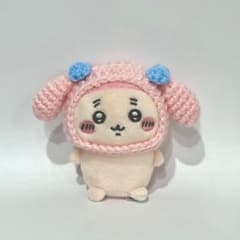 ハンドメイド ぬいぐるみ用 被り物 ピンクのサムネイル