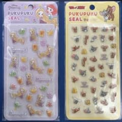 PUPKPUPK SEAL プクプクシール ディズニープリンセス トムとジェリーのサムネイル