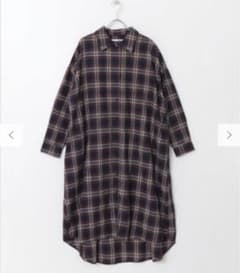 専用！！新品⭐︎アーバンリサーチ　チェック シャツワンピースのサムネイル