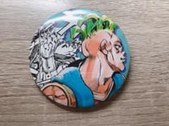 ジョジョの奇妙な冒険 ペッシ 缶バッチ 荒木飛呂彦原画展のサムネイル