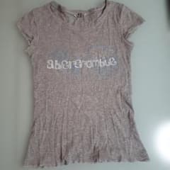 abercrombie ハート柄プリント Tシャツ グレーのサムネイル