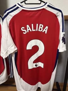 アーセナル SALIBA XL 正規品 24-25 ホーム　レプリカユニ