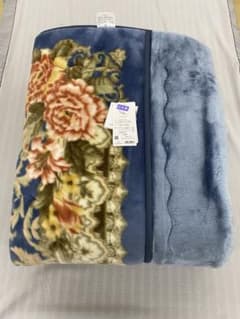 ロマンス ムートン調合わせ毛布・泉大津製・静電気帯電抑制素材