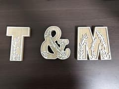 結婚式 小物 イニシャルのサムネイル