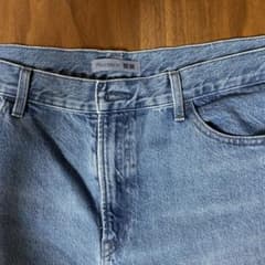 ユニクロ　ストレートデニム大きいサイズのサムネイル