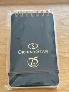 ORIENT STAR ノベルティ 75周年記念メモ帳のサムネイル