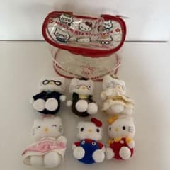 ハローキティ　ファミリーぬいぐるみ6体　サンリオ　当時物　1999年製　レトロ ハローキティ ファミリーぬいぐるみ6体 サンリオ 当時物 1999年製