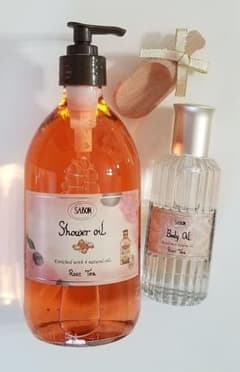 ☆新品☆SABON シャワーオイル　ボディオイル　 ローズティーのサムネイル