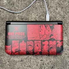 【美品】3DSLLワンピース アンリミテッドワールドR パック ルフィレッド本体のサムネイル