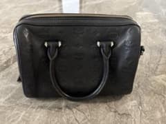 最終値下げ MCM エッセンシャル スモール ボストンバッグ ブラック 