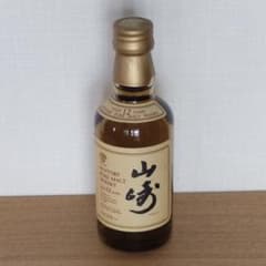 【未開栓】サントリーピュアモルトウイスキー山崎12年ミニボトル　ロゴ入りグラス付 未開栓・旧ラベル】サントリー 山崎 12年 ピュアモルト ミニボトル ②