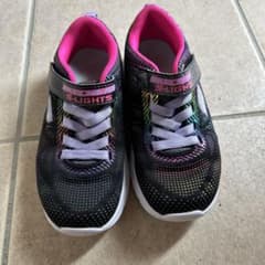 Skechers 光るスニーカー ブラック/マルチカラーのサムネイル